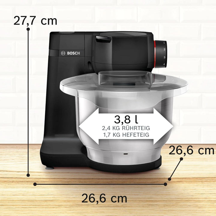 Robot de bucătărie Bosch Seria 2 MUMS2EB01, bol din oțel inoxidabil 3,8 L, 700 W Mama si Copilul Naty Shop