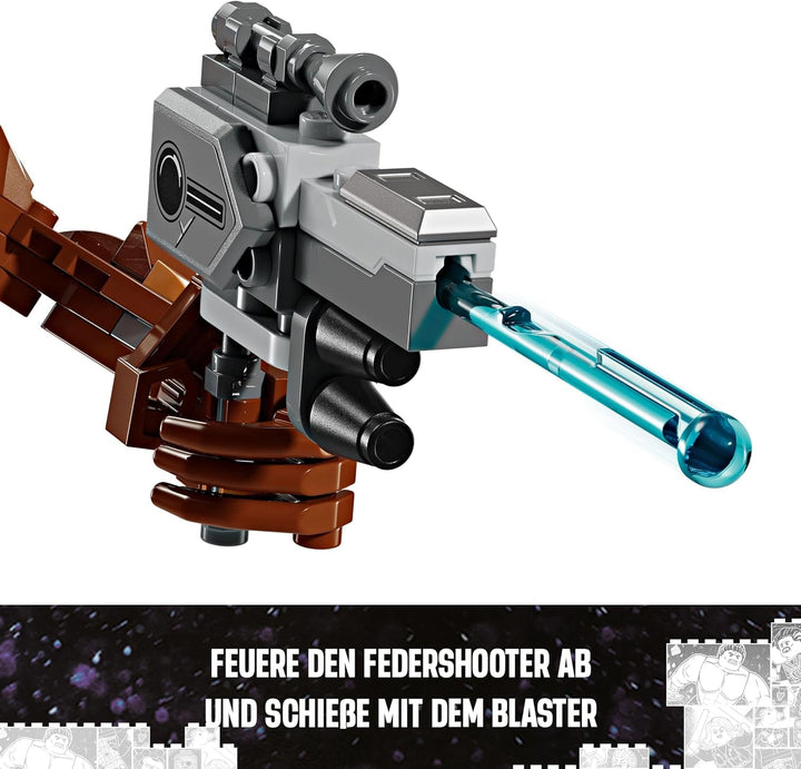LEGO Marvel Rocket & Baby Groot, jucărie construibilă de supererou pentru copii din Gardienii Galaxiei de la Marvel Studios, figură pentru jocuri de rol, cadou pentru băieți și fete de la 10 ani 76282 Seturi de constructie Besuche den LEGO-Store