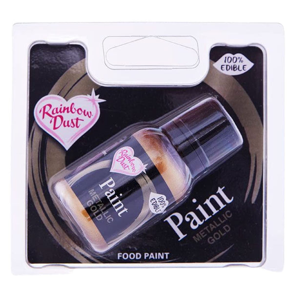 Rainbow Dust, vopsea comestibila - Metallic Gold Coloranti Alimentari Naty Shop Default Title
