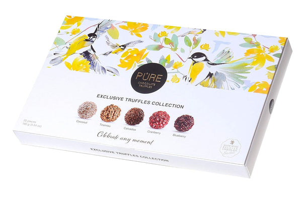 Colecția exclusivă de trufe Pure Chocolate 32, 265 grame Bomboane de Ciocolata Naty Shop Default Title