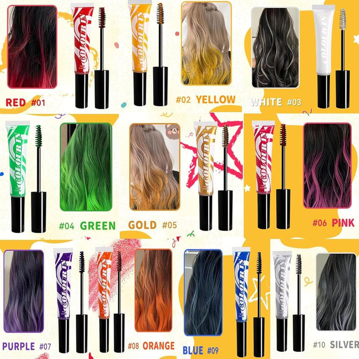 Vopsea de păr temporară verde - 14ml Vopsea de păr Cretă de păr, Vopsea de păr verde lavabilă Stick, Culoare instantanee cretă de păr, Vopsea de păr cretă Carnaval pentru Crăciun Halloween, Carnaval, Cosplay Vopsea pentru par Naty Shop