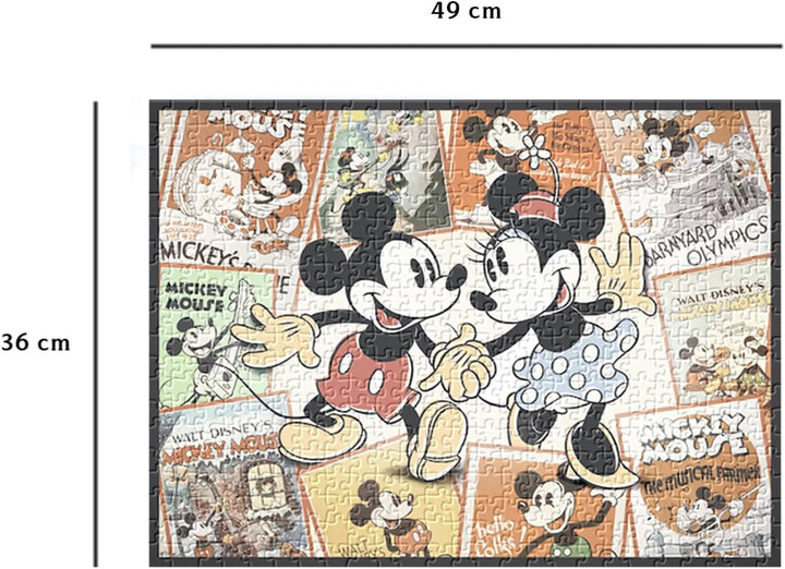Ravensburger 12000969 Nathan Mickey Mouse puzzle jigsaw pentru adulți Puzzle Naty Shop