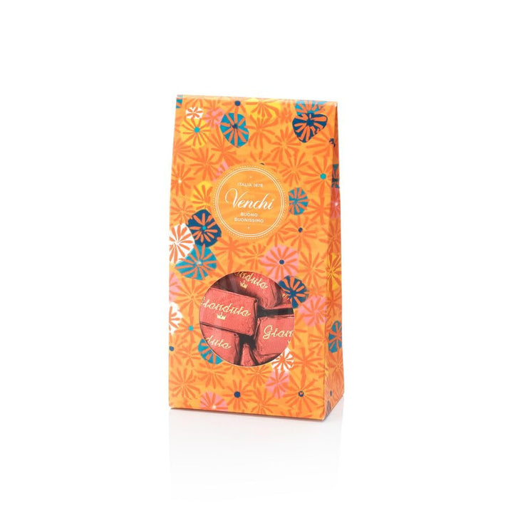 Venchi – colecția Murrine – cutie cadou cu Gianduiotto vegan, 300 grame – alune Igp Piemont,fără gluten Bomboane de Ciocolata Naty Shop