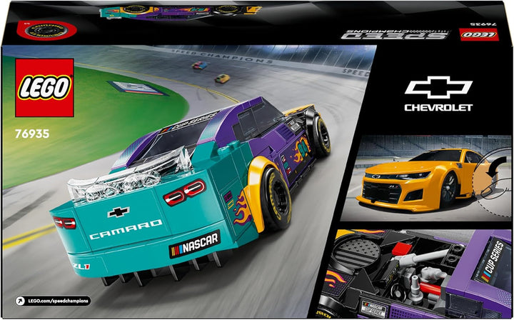 Mașină de jucărie LEGO Speed Champions NASCAR Next Gen Chevrolet Camaro ZL1; Set de construit și jucat cu mașină de curse; Cadou pentru băieți și fete cu vârsta de peste 9 ani 76935 Seturi de constructie Besuche den LEGO-Store