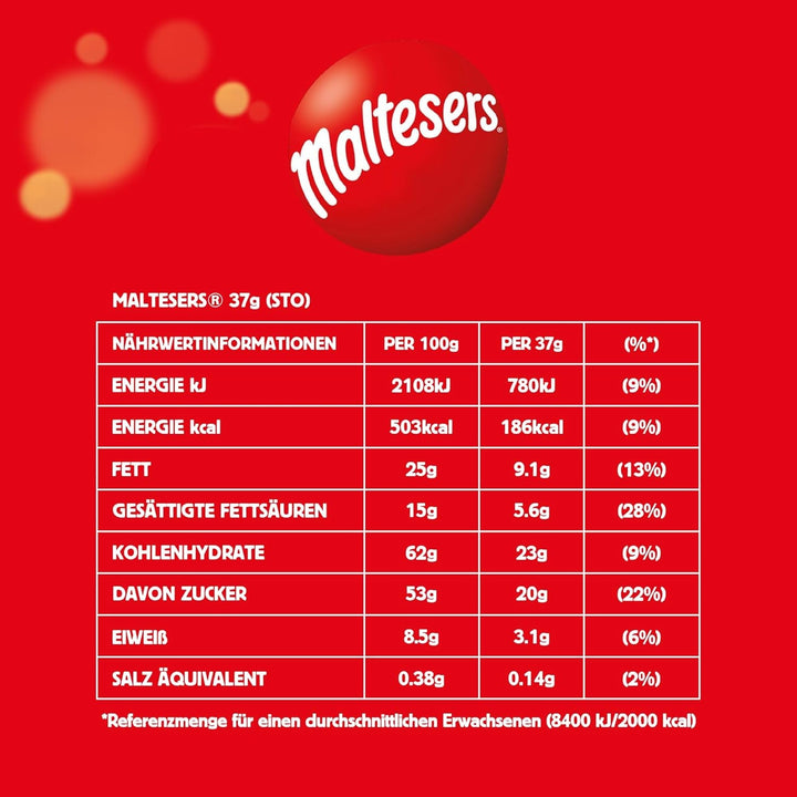 Maltesers Bomboane de Ciocolata Naty Shop