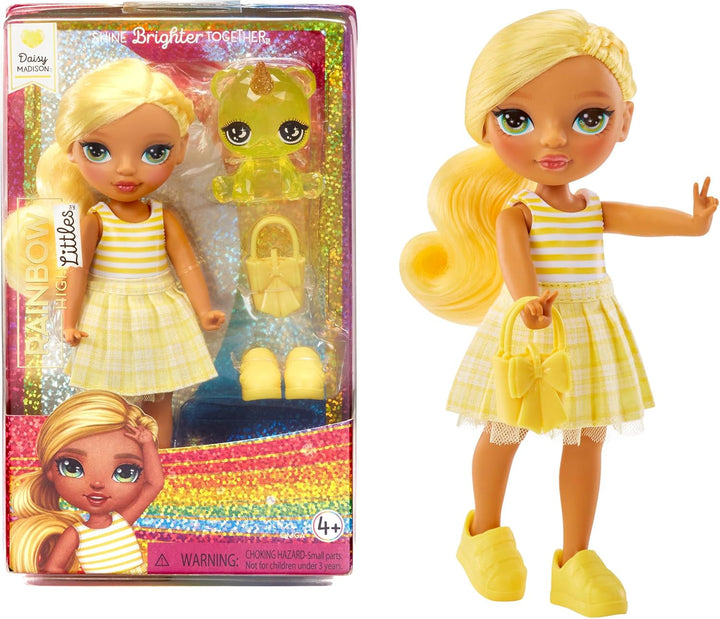 Rainbow High Littles - Opal Raine - păpușă mică, mobilă - păpușă mare de 14 cm în culorile curcubeului cu geantă și unicorn magic - pentru copii și colecționari Papusi Naty Shop Daisy