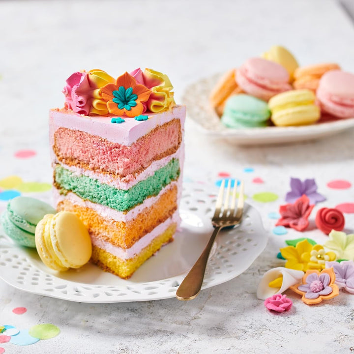 Funcakes Pastenfarben Set 8-Teilig: Konzentrierte Lebensmittelfarbe Für Teig, Sahne, Fondant, Marzipan, Teig, Modellier- Und Blütenpaste. Halal. Coloranti Alimentari Naty Shop