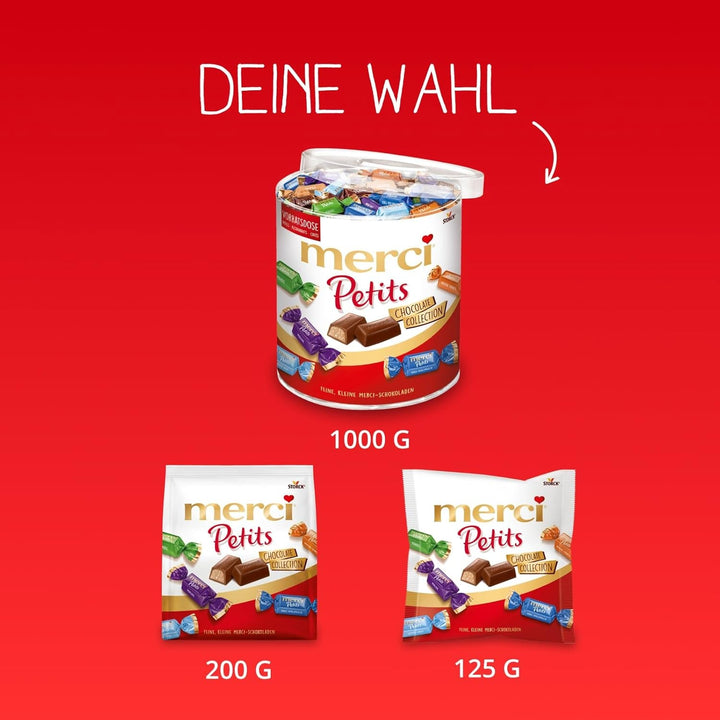 Merci Petits Chocolate Collection - Mix de specialități de ciocolată Bomboane de Ciocolata Naty Shop