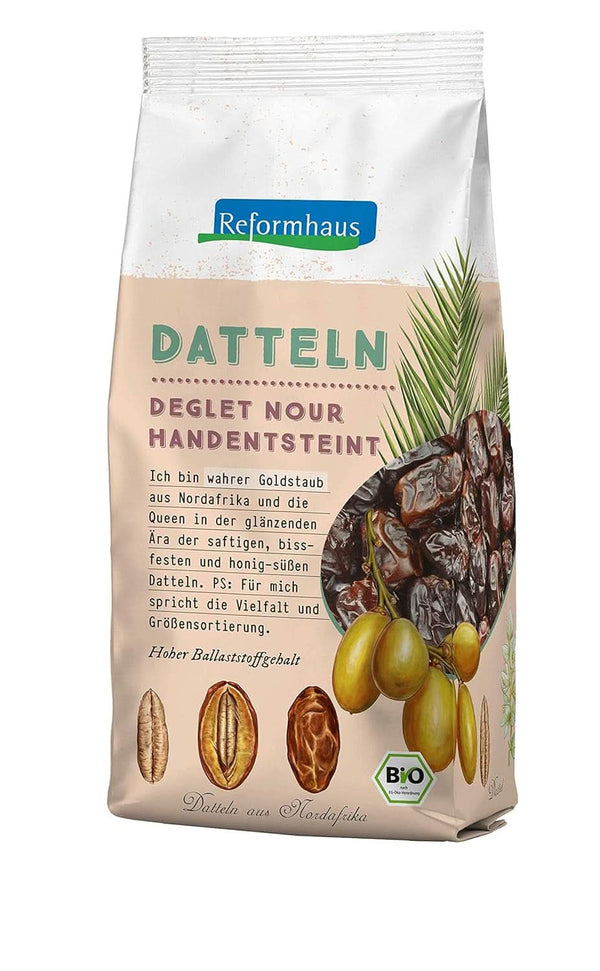 Curmale fără sâmburi Tunisia, 400 grame Produse deshidratate Naty Shop