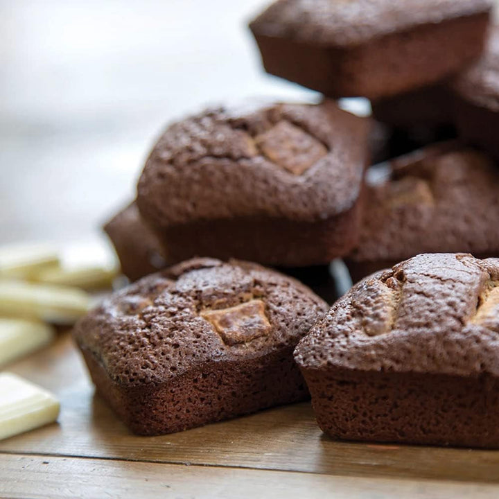 Tava Brownie Masterclass, tava briose cu 12 găuri, oțel inoxidabil, 34 X 26 cm Matrite si tavi pentru copt Naty Shop