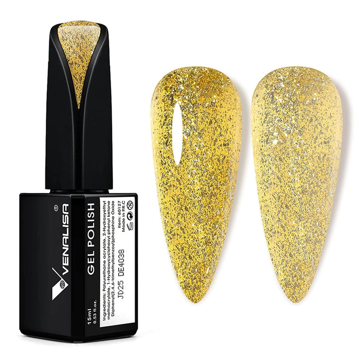 VENALISA Oja UV Coral Orange 15ml Oja Gel Pentru Lampa UV De Unghii Transparent Coral Orange Oja Gel Modele De Unghii Pentru Design De Unghii DIY