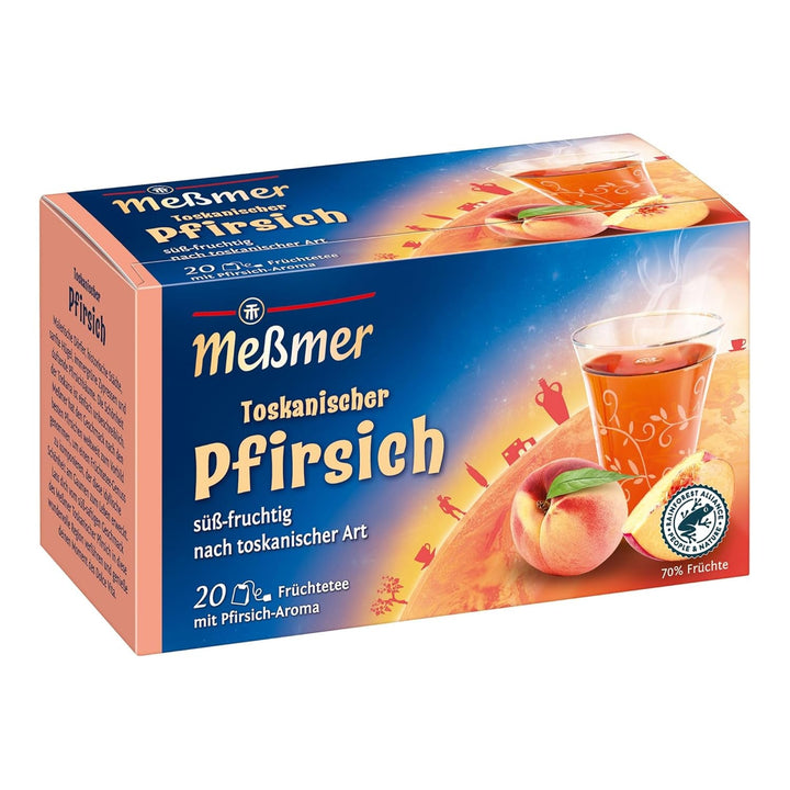 Ceai Meßmer Ländertee | Fructe de pădure nordice | 20 pliculețe de ceai | Fără gluten | Fără lactoză | Vegan