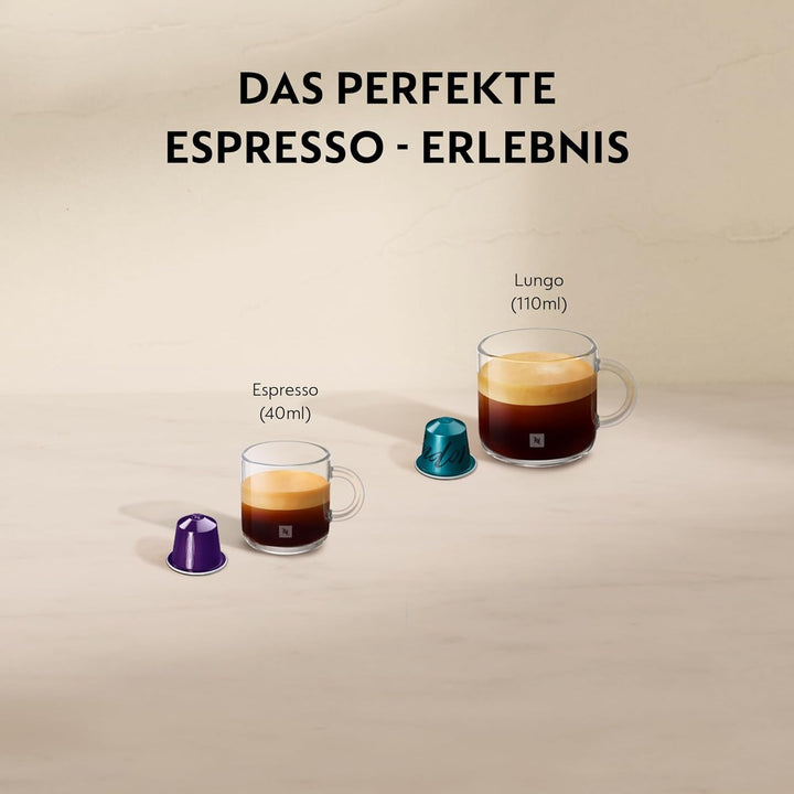 Espressor cu capsule Nespresso Krups XN1101 Essenza Mini, 1260 W, alb, 0,7 litri [Clasa energetică A]