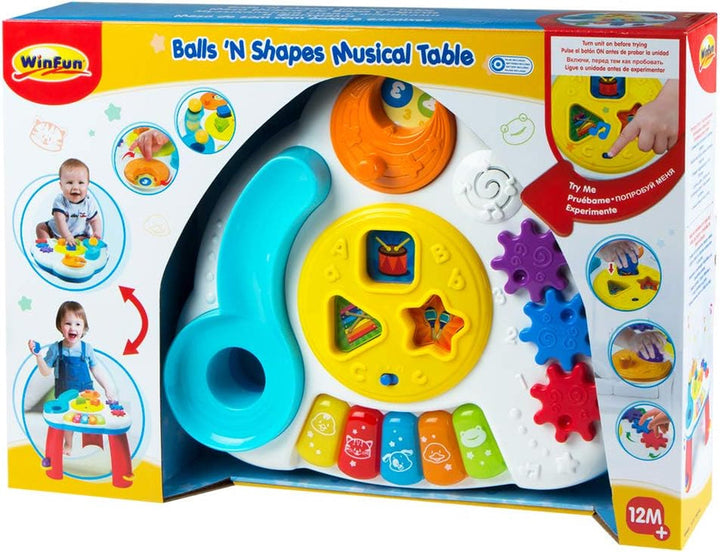 Masa muzicală Colour Baby Jucarii Bebe Naty Shop
