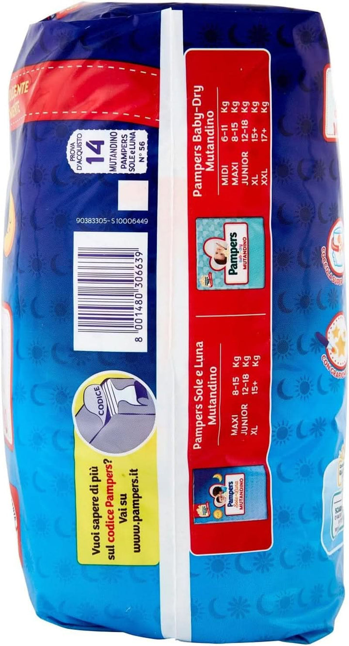 PAMPERS Sole & Luna Junior Neoprenanzug, 14 Stück Naty Shop