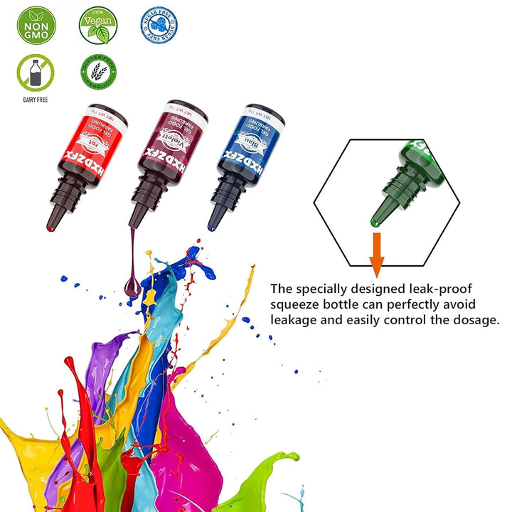 Coloranti alimentari gel, diverse marimi si culori Coloranti Alimentari Naty Shop