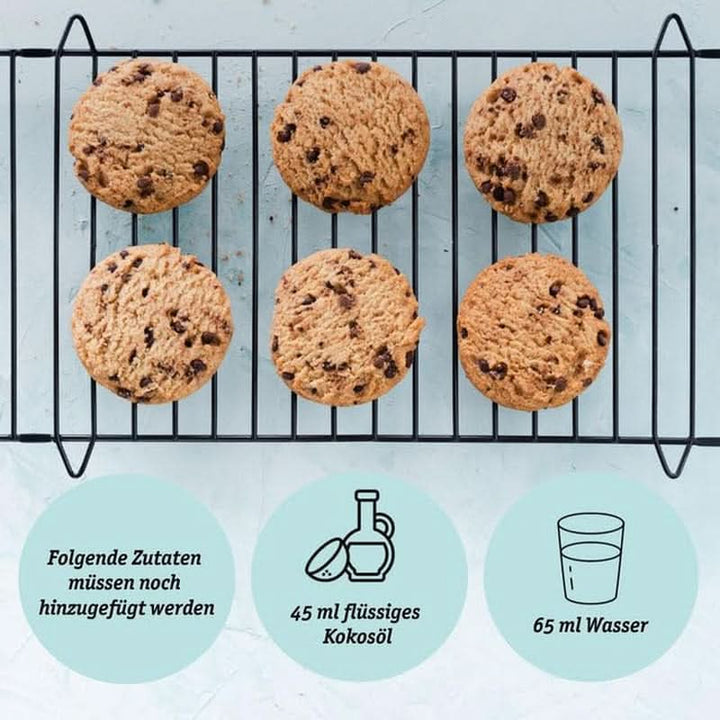 Mix pentru biscuiți de ciocolată vegani, fara zahar adaugat, cu faina de migdale Bucatarie Naty Shop