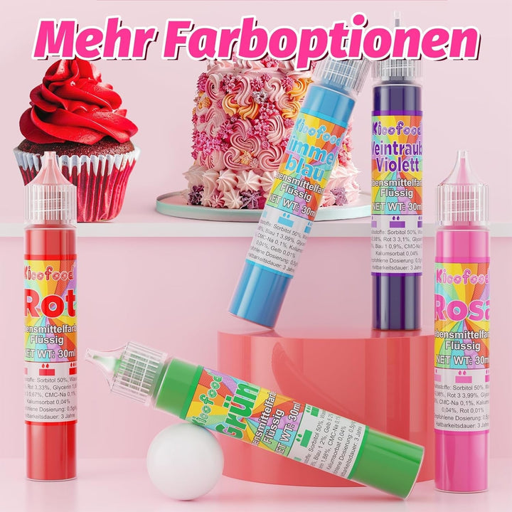Colorant alimentar lichid, 30 ml Coloranti Alimentari Naty Shop