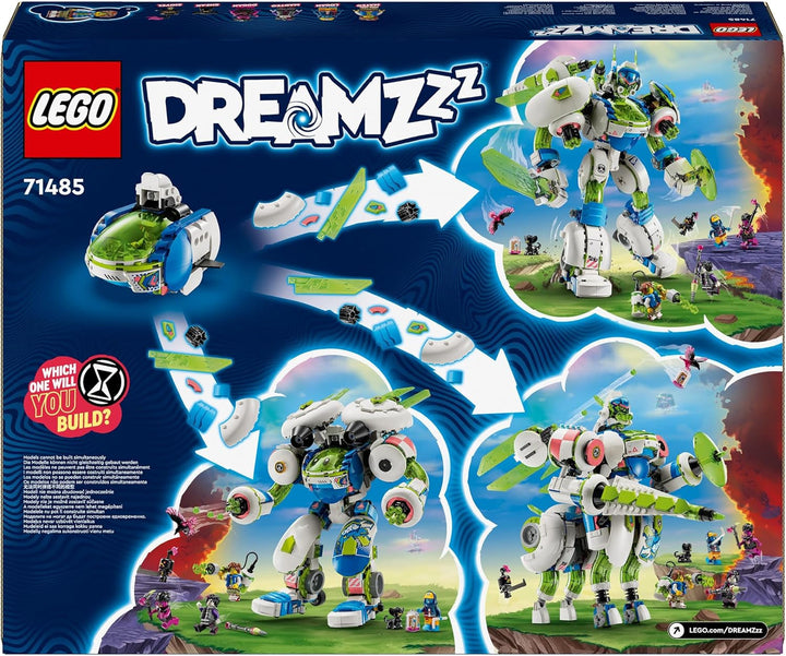 LEGO Dreamzzz 3-In-1 Mateo And Z-Blob The Knight Mech, set de joacă de reconstruit pentru băieți și fete de la 10 ani, cadou pentru copii, set fantezie, robot în 3 variante, jucărie de aventură 71485 Seturi de constructie Besuche den LEGO-Store