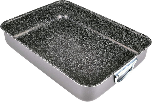 Alluflon Tradiție Italia Lasagna Forma, aluminiu, negru, 35 x 25 cm Matrite si tavi pentru copt Naty Shop Rettangolare 42X29,5Cm