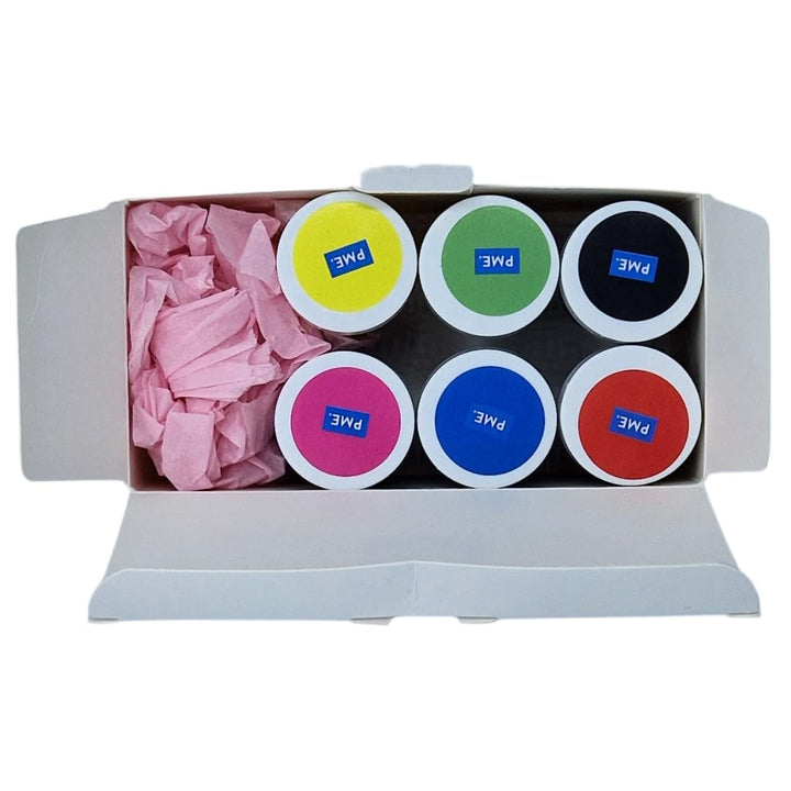 PME, Pachet de 6 coloranți alimentari sub formă de pastă, 25 grame fiecare Coloranti Alimentari Naty Shop