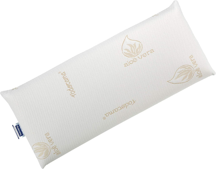 Todocama - Pernă viscoelastică, miez compact, husă dublă cu fermoar, țesătură Aloe Vera plus, termoregulatoare, reglabilă la gât, pachet de 2 (2 bucăți - 70 cm) Perne standard Naty Shop Somon 75 cm