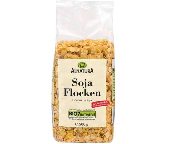 Fulgi de soia bio, 500 grame Cereale Naty Shop