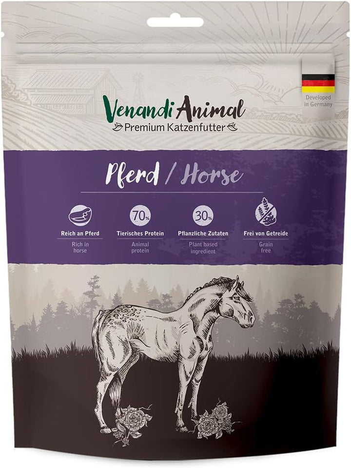Venandi Animal - Hrană premium pentru pisici - Miel, cu multă carne proaspătă, hrană uscată, fără cereale 1 pachet (1 X 1,5kg)