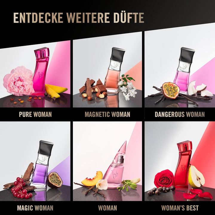 Bruno Banani Absolute Woman – Apă de Toaletă Spray Natural – Parfum de Femei Fructat-Floral – 1 Pachet (1 x 30 ml)