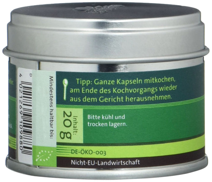 Herbaria, Cardamom întreg, 1 pachet (1 X 20 G) Condimente Naty Shop
