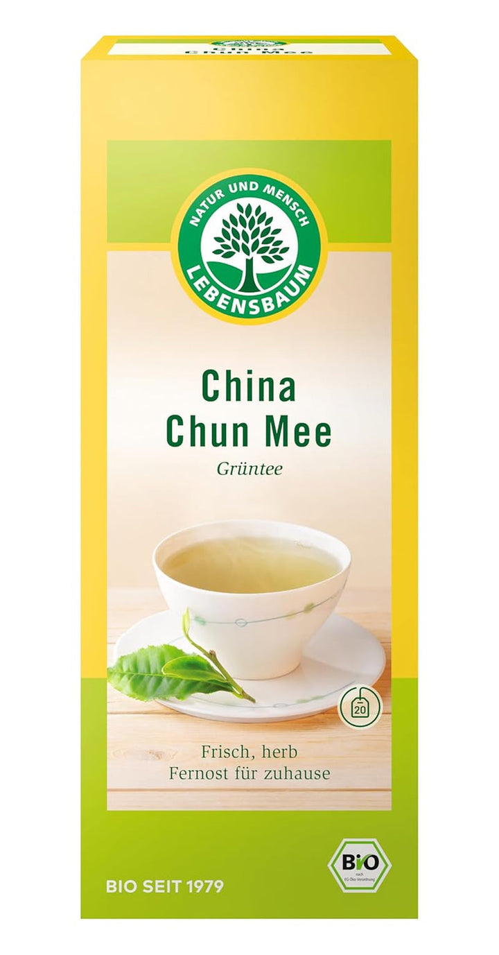 LEBENSBAUM Ceai de iasomie, ceai organic cu flori proaspete de iasomie, pliculețe de ceai verde, gust 100% natural, 20 pliculețe de ceai à 1,5 g