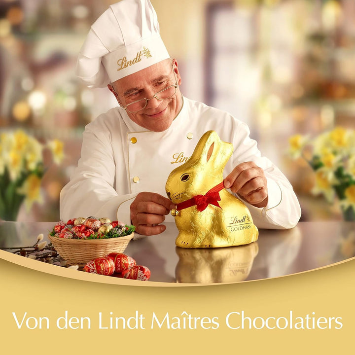 Cuibul iepurașului de ciocolată Lindt, 194 grame Bomboane de Ciocolata Naty Shop