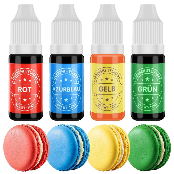 Set coloranti alimentari lichizi, fara zahar Coloranti Alimentari Naty Shop 2-4 culori de bază