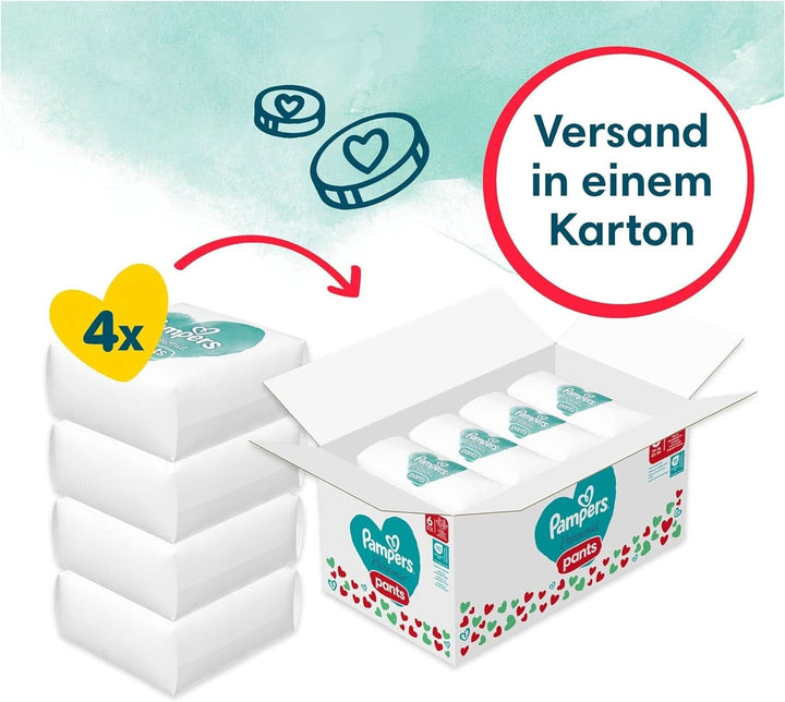 Pampers Harmonie Nappies Pants Baby, mărimea 6 (15Kg+), 132 scutece Mama si Copilul Naty Shop