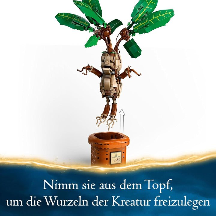 LEGO Harry Potter Magic Potion Plant: Mandrake, jucărie plantă cu ghiveci, cadou magic pentru fete, băieți și toți fanii, set de joacă pentru copii imaginativi, decorațiuni interioare 76433 Seturi de constructie Besuche den LEGO-Store