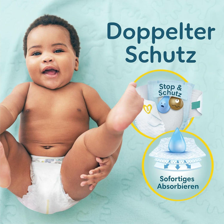 Pampers Premium Protection BIG PACK, New Baby, scutece mărimea 2 (4Kg-8Kg), 68 bucăți Mama si Copilul Naty Shop