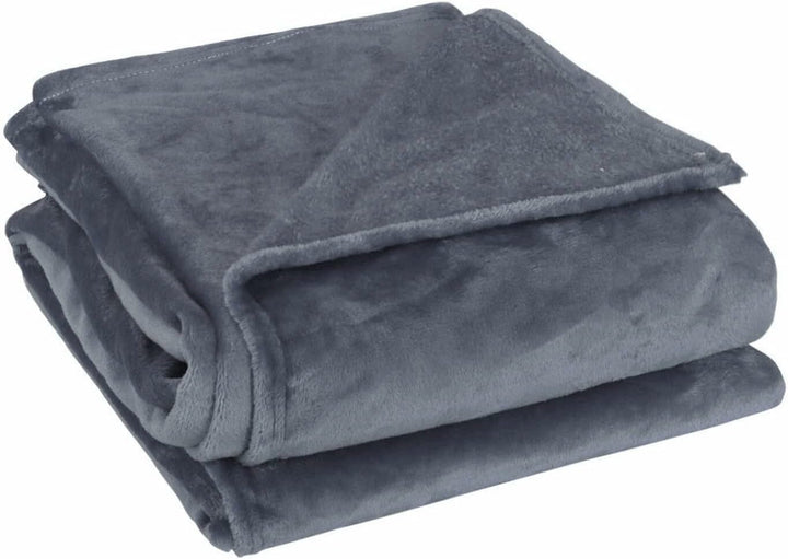 Sourcing Map Cosy pătură cuvertură de pat Soft & cald fleece pătură ca canapea pătură Canapea pătură Living și cuddly pătură Pătură de lână din catifea moale pluș măr verde 150X200Cm Paturi si Cuverturi uxcell Gri închis 200X230Cm