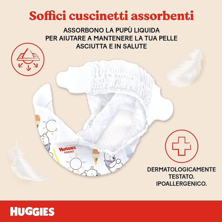 Scutece Huggies Extra Care Bebe, mărimea 1 (2-5 kg), pachet de 28 Mama si Copilul Naty Shop