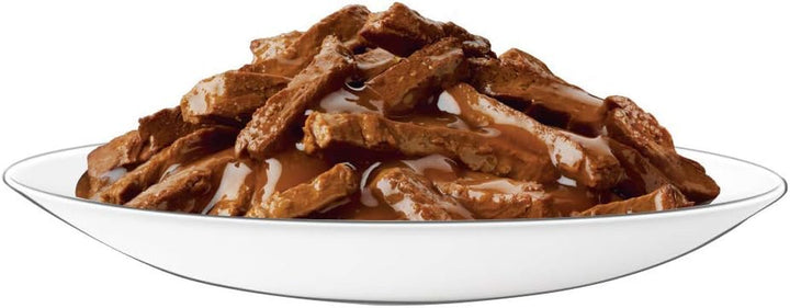 FELIX Tasty Shreds hrană umedă pentru pisici în sos, mix de arome variate, pachet de 6 (6 X 10 X 80G)