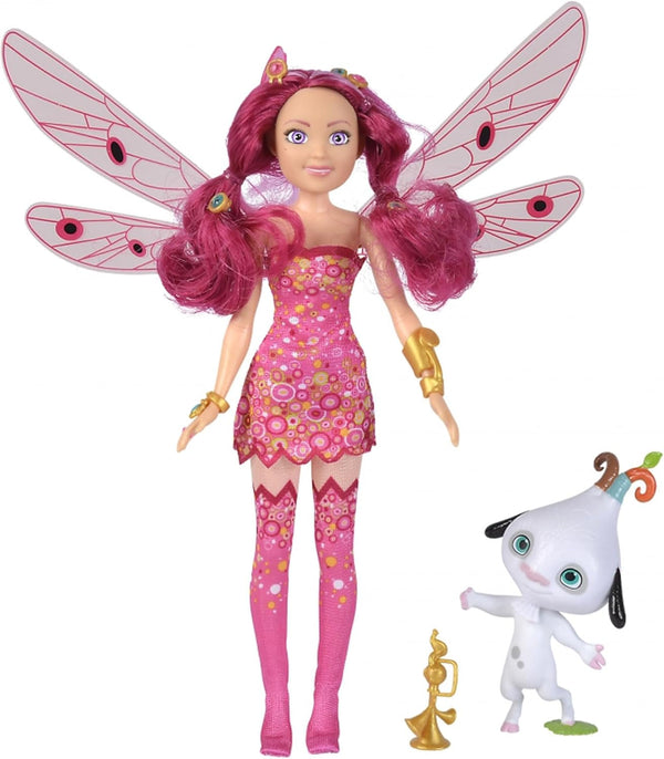 Simba 109483042 Mia and Me dress-up doll, Phuddle with Trumptus, elf cu aripi și picioare mobile, 6X agrafe de păr, 2X brățară, de la 3 ani, multicolor, 23 cm Papusi Naty Shop Bangle