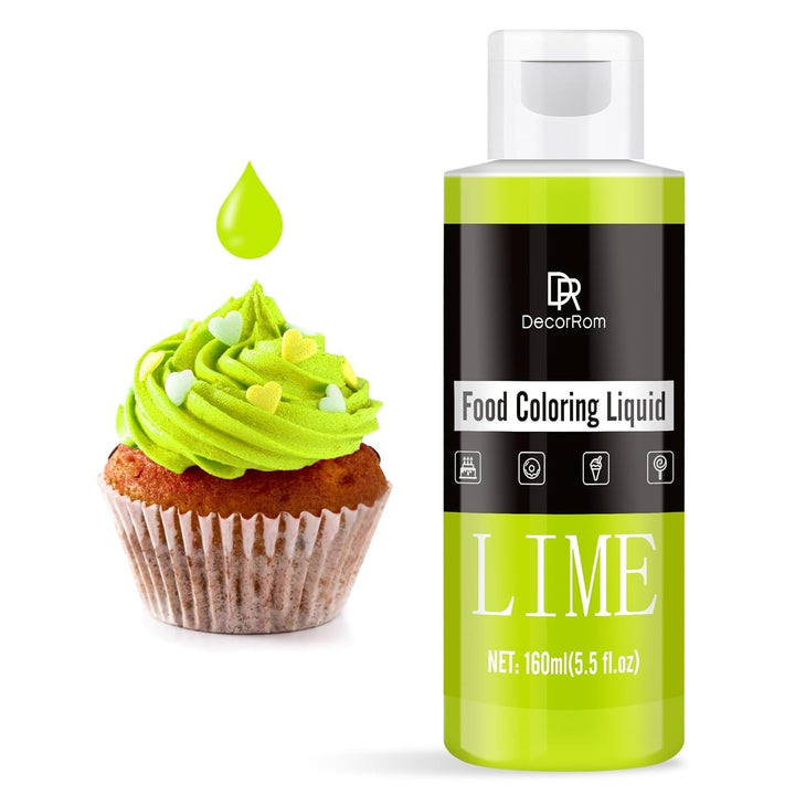 DecorRom, coloranti alimentari lichizi, 160 ml, diverse culori Coloranti Alimentari Naty Shop Alb var