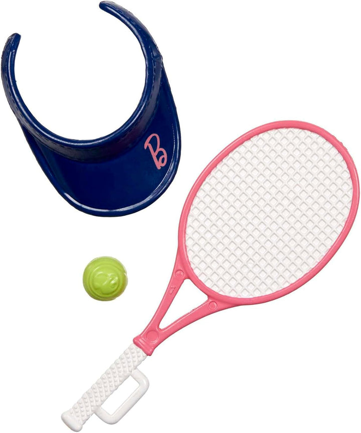 Barbie Made to Move - Jucătoare de tenis cu rachetă și minge - Păpușă cu 22 de articulații pentru o distracție realistă în timpul jocului, pentru fanii tenisului și copiii cu vârsta de 3 ani și peste, HKT73 Papusi Naty Shop