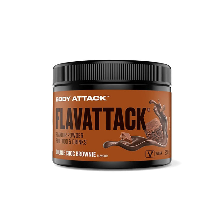 Body Attack Flavattack®, Double Choc Brownie, 250G / 83 porții Arome Naty Shop 250 grame Double Chocolate Brownie