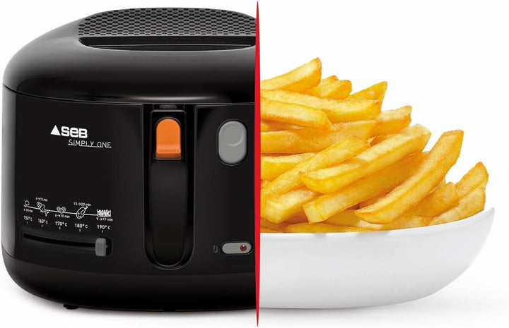 Tefal Simply One Friteuză electrică, capacitate XL pentru cartofi prăjiți de până la 1,2 kg, sistem exclusiv de răcire a pereților Electrocasnice Naty Shop