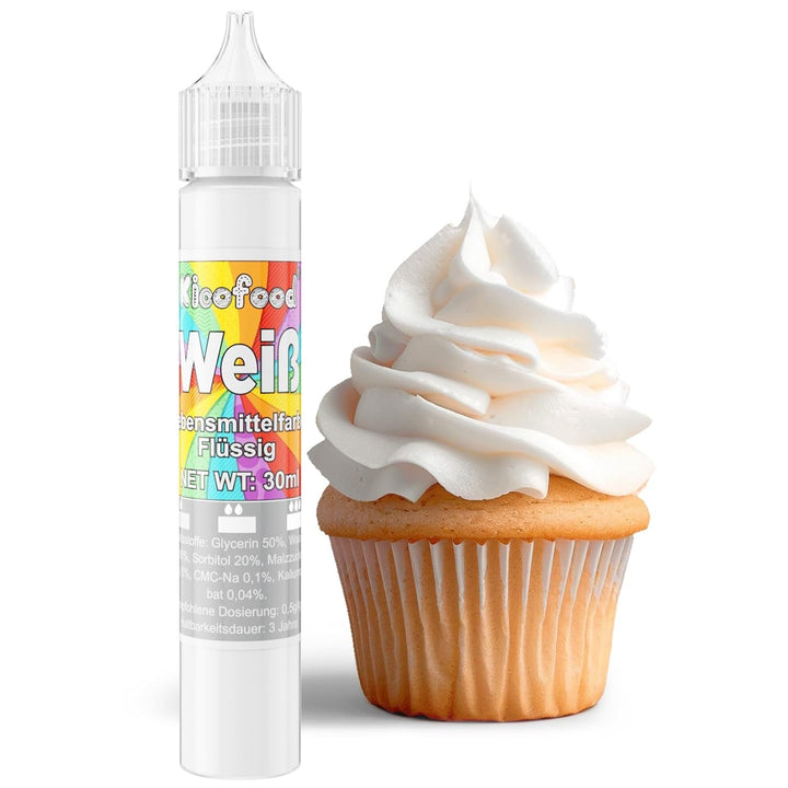 Colorant alimentar lichid, 30 ml Coloranti Alimentari Naty Shop Alb