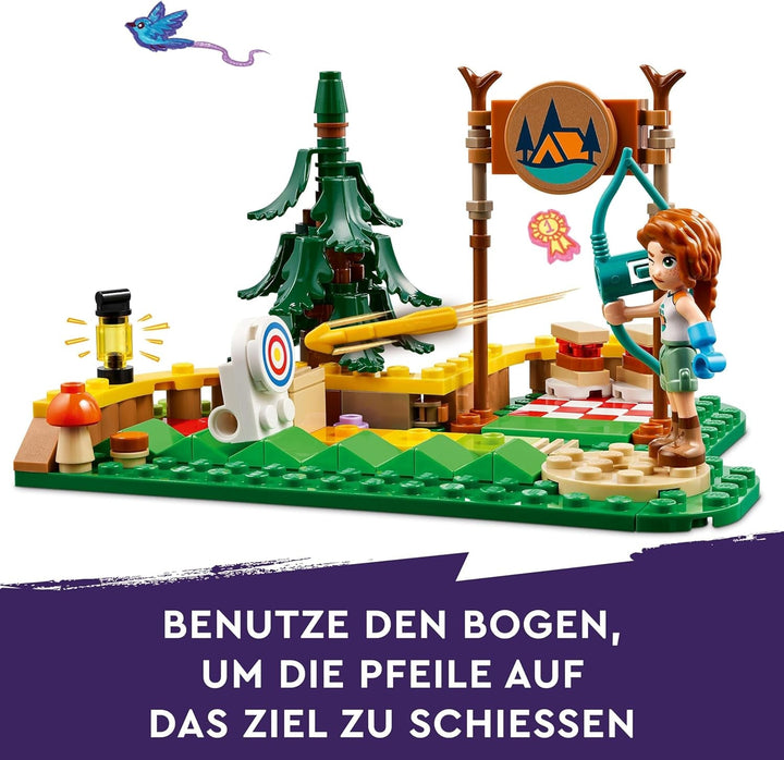 LEGO Friends Archery at Adventure Camp, jucărie de construcție pentru copii cu arc și săgeată, 2 figurine și o chiuvetă, pentru fete și băieți cu vârsta de 6+ 42622 Seturi de constructie Besuche den LEGO-Store