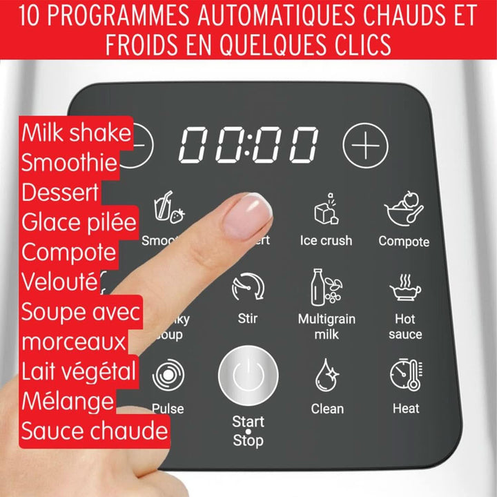 Perfectmix Cook, mixer stand cu 10 programe automate, 1400 W, prepară rețete calde și reci Mama si Copilul Naty Shop