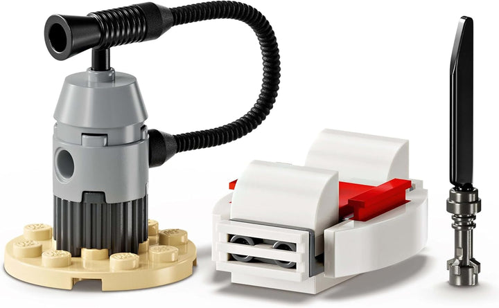 Jucărie LEGO Star Wars 75410 Mandos și Grogus N-1 Starfighter cu minifigurinele Mandalorian, Grogu și R5-D4, inclusiv coloană construibilă, set de pornire pentru nave stelare pentru băieți și fete de la 4 ani Seturi de constructie Besuche den LEGO-Store