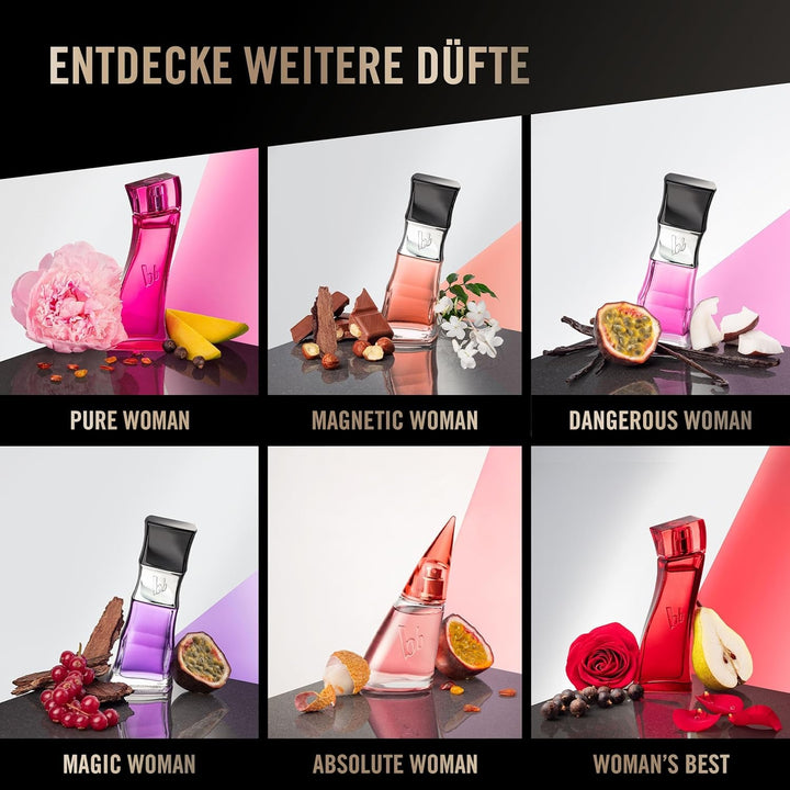 Bruno Banani Woman – Apă de Toaletă Spray Natural – Parfum Floral-Fructat pentru Femei – 1 Pachet (1 x 50 ml)