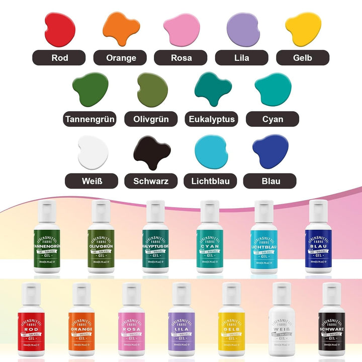 Oil Blend, colorant alimentar pe bază de ulei foarte concentrat, 20 ml Coloranti Alimentari Naty Shop